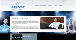 Desktop Screenshot of baumgarten-sports.de
