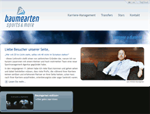Tablet Screenshot of baumgarten-sports.de